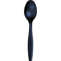 Creative Converting 010603B Navy Cutlery (Prem) Bulk Spoons (12pks Case)