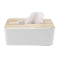 Best Design Rectangle Wooden Plastic Tissue Box Solid Wood Napkin Case Home Office, Oak Tissue Box - Wood Box Cover, Tissue Holder, Bamboo Tissue Box Cover, Bamboo Tissue Holder, Tissue Box Holder