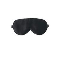 Mission Sweet, Pure Mulberry Silk Eye Mask/Eye Cover, Blindfold (1,Black)