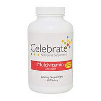 Celebrate Multivitamin Chewable - Pineapple Strawberry - 60 Count