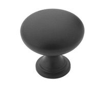 Allison Mushroom Knob [Set of 4] Finish: Flat Black