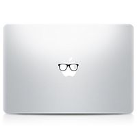 DecalGalleria - Nerd Glasses Decal Sticker for MacBook, MacBook Pro and MacBook Air 11, 12, 13, 15, 17 inch