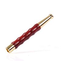 JQCHY 3.9" Wooden Cigarette Holder, Rosewood Filter Cigarette Holder Portable Dual-use Cigarette Holder for Regular and Slim Smoker Solid Wood Cigarette Filters Men Gift