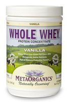 Whole Whey-Vanilla MetaOrganics 340 g Powder