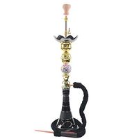 39.3" Hookah New Style Hookah, 1 Professional Lounge Hose, Arabian Hookah Set (B)