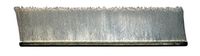 Tanis Brush MB710036 Metal Back Strip Brush with 5/16" Galvanized Steel Backing, 0.035" Diameter Teflon Bristles, 3' Overall Length, 1" Trim Length