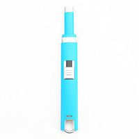 Unishow ® USB Lighter – Electronic Arc Lighter, Flameless, Rechargeable Lighter, Windproof, USB Cable Included, Gift Box (Blue)