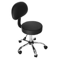 Naiflowers Hydraulic Salon Chair Office Task Chair, Bar Chair Swivel Chair for Office Home, Beauty Casual Liftable Chair Task Chair Adjustable Height Chair Work Desk Chair (Black)