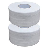 Toilet Paper Roll 4-Ply Bath Tissue Roll Ultra Jumbo Roll Paper Towels Soft White Tissue Household Roll Tissue Paper (2)