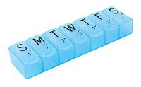 Apex 7-Day Pill Organizer Medium (Color may vary) 1 ea (Pack of 6)