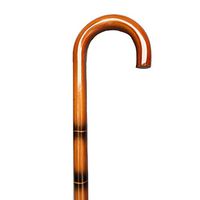 LFFME Solid Wood Crutches, Disabled&Elderly Lightweight Non-Slip Solid Walking Stick, Men&Women Hiking Wood Canes, for Family,A