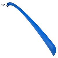 Flexible Blue Plastic Shoehorn