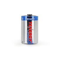 Card: Tenergy Primary Lithium Thionyl Chloride Battery 1/2 AA 3.6V 1200mAh (ER14250) (Non Rechargeable)