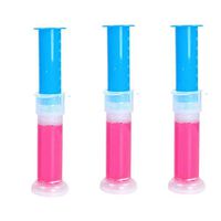 Efaster 3 Pcs Touch-Free Toilet Cleaning Gel,Toilet Jelly Deodorant Bathroom Aromatic Aromatherapy Freshener, Toilet Gel Toilet Clean Bean Toilet Scented Beans for Toilet Cleaning (Pink)