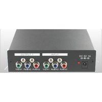 1x3 (1:3) Component Video + Analog/Digital Audio Distribution Amplifier Splitter AT-COMP-13AD