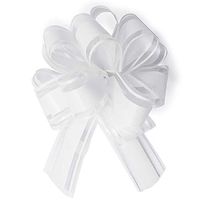 Allgala 12-pc 6" Large Everyday Pull Bows-White-GP92021
