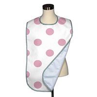 3" Dots Collection Adult Bib - Covered with Care Assorted Prints Available! (Pale Pink)