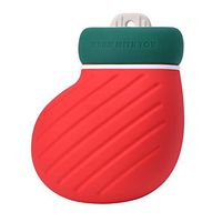 ELOHEI Hot Water Bottle, Christmas Style Hot Water Bag, Microwave Heated Hot Water Bag, Christmas Gifts,Hand Warmer, Good for Pain Relief