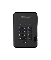 iStorage diskAshur2 256-bit 4TB USB 3.1 secure encrypted hard drive - Black IS-DA2-256-4000-B