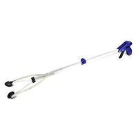 AOLVO Reacher Grabber Pick Up Stick Tool | Lightweight Aluminum 81 cm Extra Long Arm Reaching Claw,Foldable Handy Reacher Disabled Reach Aid Rubbish Litter Picker for Garden Beach Leaf Poop