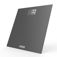 Kinzi New Precision Digital Bathroom Scale w/Extra Large Lighted Display and"Step-On" Technology [2019 New Version]