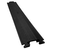 Medium-Duty Rubber Drop Over Cord Covers - (One Channel 36" Long, Black)