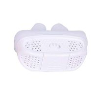 Sleep aid ABS Pinch Nose Health Care Device Anti-snoring Breathing Stop Breathing, Help Sleep (Color : White)