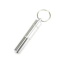 Healifty Portable Keychain Aluminum Toothpick Bottle for Travel and Home