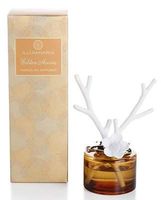 Zodax GOLDEN ACORNS Illuminaria Twigs and Flower Porcelain Diffuser