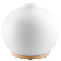 Ellia Adore Essential Oil Aromatherapy Diffuser | Ultrasonic Mist Humidifier, 150 ML Tank, 14 Hour Runtime | BONUS ITEMS  3 Sample Oils, Changing Lights & Uplifting Sounds, Remote Control (White)