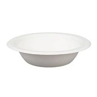 Go-Green Eco-Friendly 100% compostable, Sugarcane Fiber, Disposable 16oz Bowl, 125 Pack