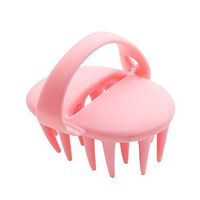 Scalp Massager Foldable Wet Dry Hair Brush Groove Shampoo Massaging Soft TPR Teeth for Removing Dandruff, Deep Cleaning, Stress Relax