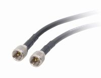 RF Coaxial 5 ft Mini Uhf Male to Mini Uhf Male RG-58C/U