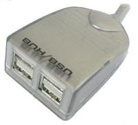 Adesso 4-Port Bus Powered USB 1.1 Mini Titanium Hub (AUH-103)