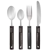 Utensil Set with Lightweight Plastic Handles