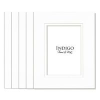 SET of 10 - GREATPACK 16x20 White / White Double Mats- Fit 11x14 Photo Art