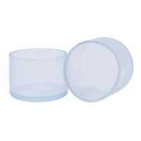 Treely 16Pcs Leg Tips Caps, 1 1/2 Inch Hardwood Floor Protectors Chair Leg Caps Furniture Feet Cover, Transparent