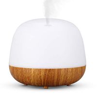 ap airpleasure Ultrasonic Whisper-Quiet 700 ML Humidifiers Aroma Essential Oil Diffuser Last for 20 Hours, Waterless Auto-Off with Timer, Premium Vaporizer with Night Light (DarkYellow)