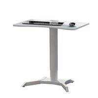 WDDMFR Mobile Computer Desk,Laptop Stand Desk Rolling Cart, Height Adjustable from65-106cm