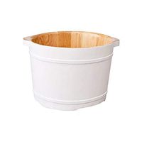 Foot tub ,Thickened Footbath, Foot Bath Basin,Foot Spa Wooden Tub,Household Small Wooden Barrel, Foot Wooden Barrel