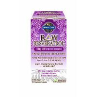 Garden of Life RAW Resveratrol, 60 vcaps (Pack of 4)