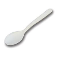 Jaya 100% Compostable 6.5" Heavy Duty Cutlery, Taster Spoon, 2000-Count Box