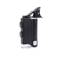 Lens Magnifying Glass for Mobile Phones, HD 100x60x, with Illumination, Jewelry Identification with Diamonds, Portable Microscope