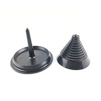 Fitfulvan Lawn Mower Blade Balancer For Sharpening Balancing Blades (Black)