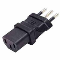 SF Cable, CEI 23-16 Italy 3 Prong p-Lug to C13 3 Prong Receptacle