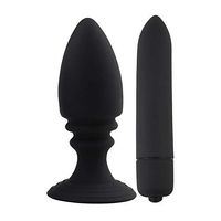 WENWING Waterproof Electric Silicone Amal Plug Proostate Massager B'ut.t Plug Shower Enema Stopper Sxx Toys for Men Women