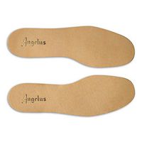 Premium Leather Insole for Shoes/Sneakers- Prevents Foot Odor- Absorbs Moisture- Can Customize and Paint on by Angelus (Tan, 11.5)
