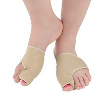 Corrector Toe Sleeves Separators, Silicone Thumb Valgus Correction Kit, Bunion Splints and Hallux Valgus Pain Relief for Overlapping Toe Surgery Aid Treatment