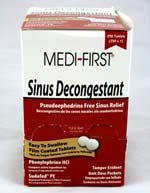 Shield Safety - Sinus Decongestant 100 ct