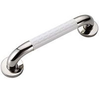 DWW Metal Shower Grab Bar - Non-Slip Bathroom Bathtub Safety Handlerail - Stainless Steel Balance Bar for Handicap, Elderly, Kids, Bearing 440Ib (Color : Yellow, Size : 22.8in)